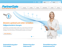 Tablet Screenshot of partnergate.com